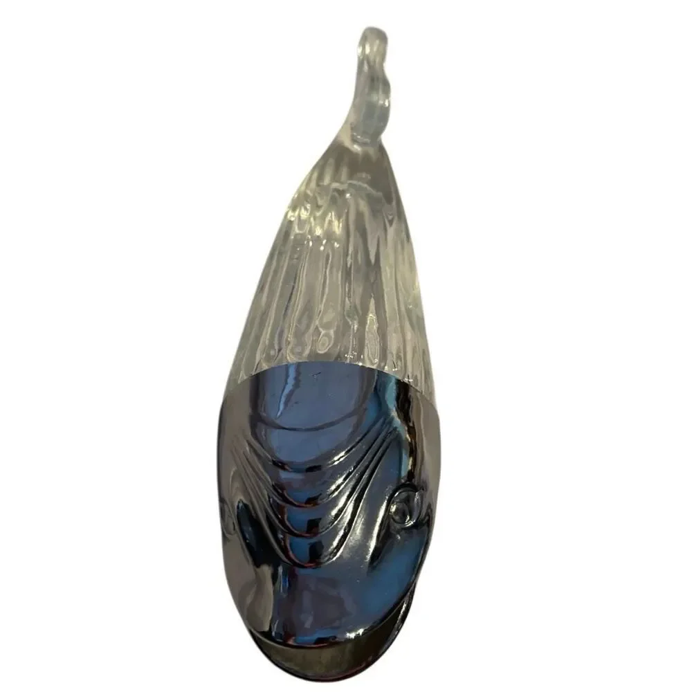 Vintage German Glass Nuss Wal Nut Whale Peanut Dispenser